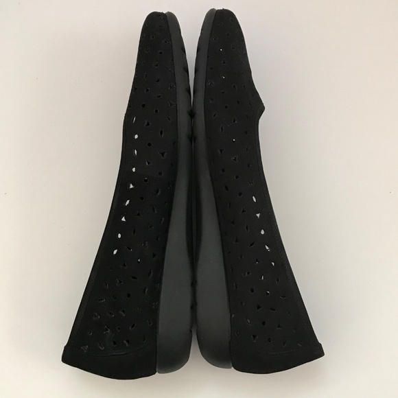 MUNRO Aubrey Ballet Flat Suede Comfort Loafer Black Women’s Size 13 - Picture 9 of 16